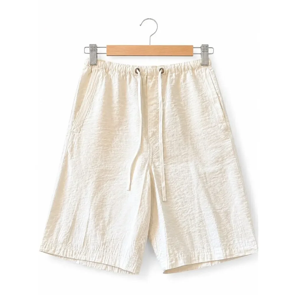 Free People We The Free White Drawstring Beach Shorts Size S Coastal Resort Boho